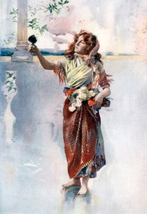 Ellaline Terriss v Bluebell in Fairyland, c1902. od Ellis and Walery