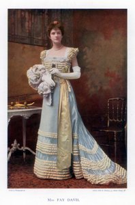 Fay Davis , americká divadelní herečka, 1901.