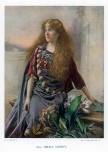 Hilda Moody , britská herečka, 1901.