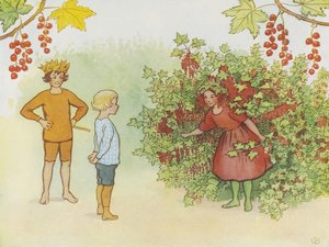 Lasse Liten v zahradě, 1923 od Elsa Beskow