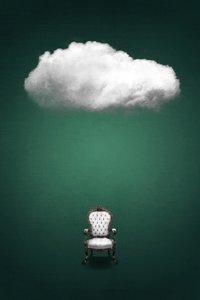 Židle „Plovoucí mrak“ od Ema Paraschiv