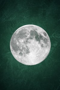 Tajemný zelený měsíc od Ema Paraschiv