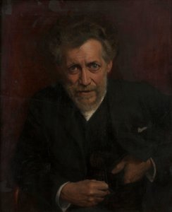Portrét profesora Edmunda von Hellmera od Emanuel Baschny