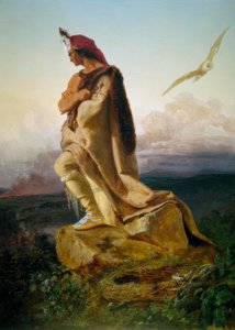 Cooper, Poslední Mohykán / E.G. Leutze od Emanuel Gottlieb Leutze