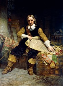 Oliver Cromwell, 1867 od Emanuel Gottlieb Leutze