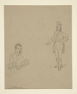 Dva muži od Emanuel Gottlieb Leutze