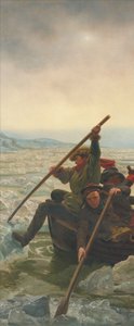 Washington Crossing the Delaware River, 25. prosince 1776 od Emanuel Gottlieb Leutze
