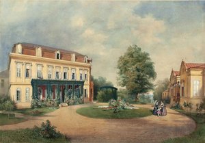 Emanuel Stöckler Venkovský dům rodiny Alberta Hardta v Hadersdorfu u Vídně 1854