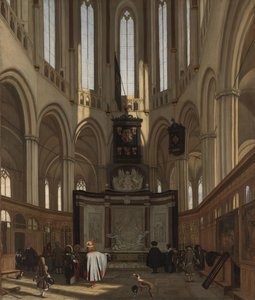 Hrobka Michiel de Ruyter v Nieuwe Kerk, Amsterdam Sbor Nieuwe Kerk v Amsterdamu s mauzoleem Michiela de Ruytera