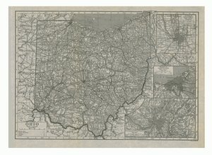 Mapa Ohia, USA, c1910. od Emery Walker
