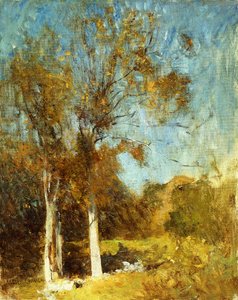 Podzimní stromy od Emil Carlsen