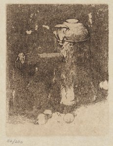 Zátiší s mědí a cibulí od Emil Carlsen