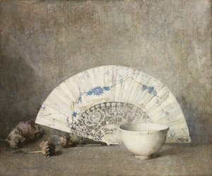 Vějíř, asi 1919 (olej na plátně) od Emil Carlsen