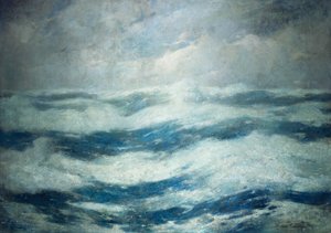 Nebe a oceán od Emil Carlsen
