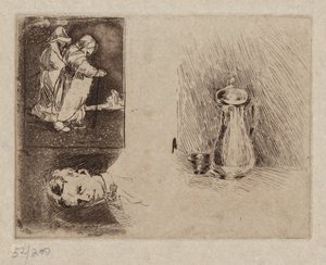Tři studie od Emil Carlsen