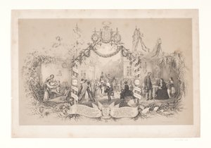 Pamětní list o návratu vojsk po válce 1848-1850 od Emil Ditlev Bærentzen