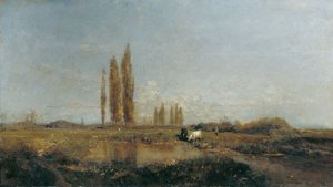 Na Dyji u Lundenburgu od Emil Jakob Schindler