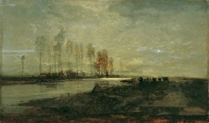 Na Dyji u Lundenburgu II od Emil Jakob Schindler
