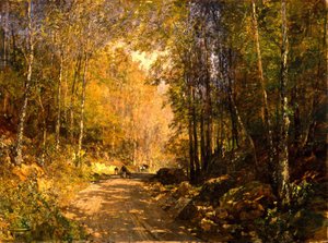 Forest Lane poblíž Schärfling, 1890