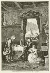 Werner trumpetista a Margaret von Sackingen od Emil Limmer