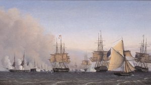 Bitva o Reden dne 2. dubna 1801 od Emil Normann