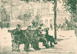 Na nábřeží Victoria, 1898 od Emil Orlik