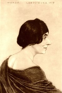 Portrét Wandy Landowské 1879-1959, 1917