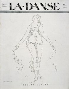 Isadora Duncan (americká tanečnice irského původu od Emile Antoine Bourdelle
