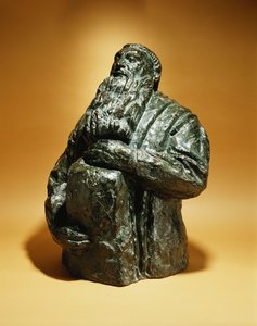 Rodin se ohlíží zpět; Rodin se opírá, 1909 od Emile Antoine Bourdelle
