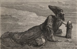 Perský otrok držený v zajetí v Turecku, ilustrace ze „Světa v rukou“, vyrytý Gauchardem-Brunierem, vydáno 1878 (rytina)