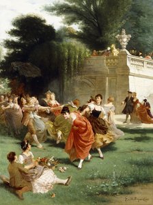 Fete Champetre, 1878 od Emile Antoine Bayard