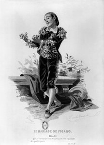 Figaro, ilustrace z Aktu V, scéna 3 z 