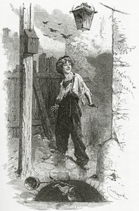 Gavroche, 19. století (č. rytina)
