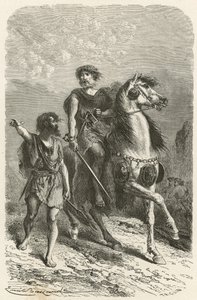 Válečníci v době bronzové od Emile Antoine Bayard