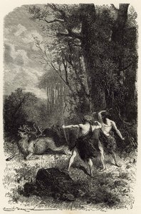 Lov v době sobů od Emile Antoine Bayard