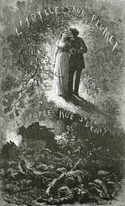 Marius a Cosette, 19. století (č. rytina) od Emile Antoine Bayard
