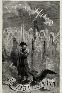 Titulní strana knihy Victora Huga „Napoleon malý“““ (Napoleon 3 držící orlí řetěz). Rytina Emile Bayard. od Emile Antoine Bayard