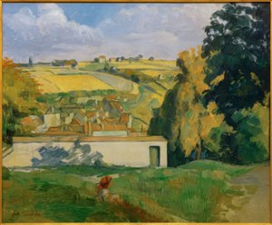 Pohled z kopce na Tonnerre od Emile Bernard