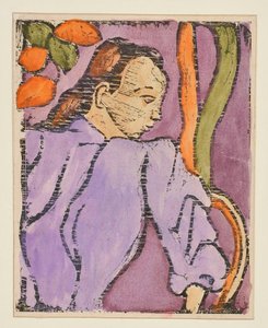 V zahradě [úloha a] od Emile Bernard