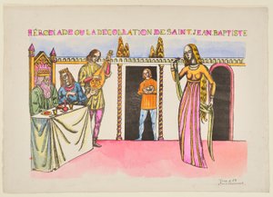 Herodias neboli stětí svatého Jana Křtitele od Emile Bernard