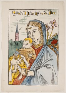 Svatá Marie, Matka Boží, s lilií od Emile Bernard