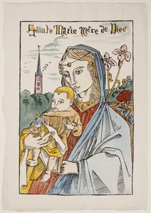 Svatá Marie, Matka Boží, s lilií od Emile Bernard