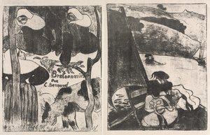 Les Bretonneries: Titulní strana a Návrat z pouti od Emile Bernard