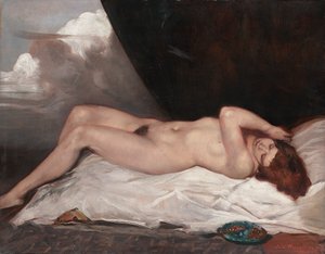 Akt s pohárem třešní, 1933