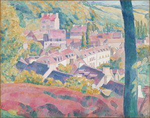 Pont-Aven pohledem z Bois d