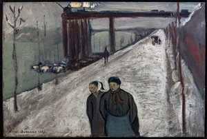 Quai de Clichy - 1887 (olej na plátně) od Emile Bernard