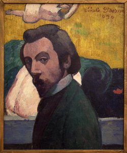 Autoportrét. Obraz Emila Bernarda (1868-1941). Olej na plátně od Emile Bernard