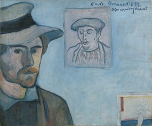 Autoportrét s portrétem Gauguina, 1888