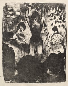 Zpěvák na Café-Koncert od Emile Bernard