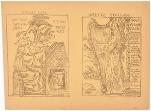 Svatý Lukáš od Emile Bernard